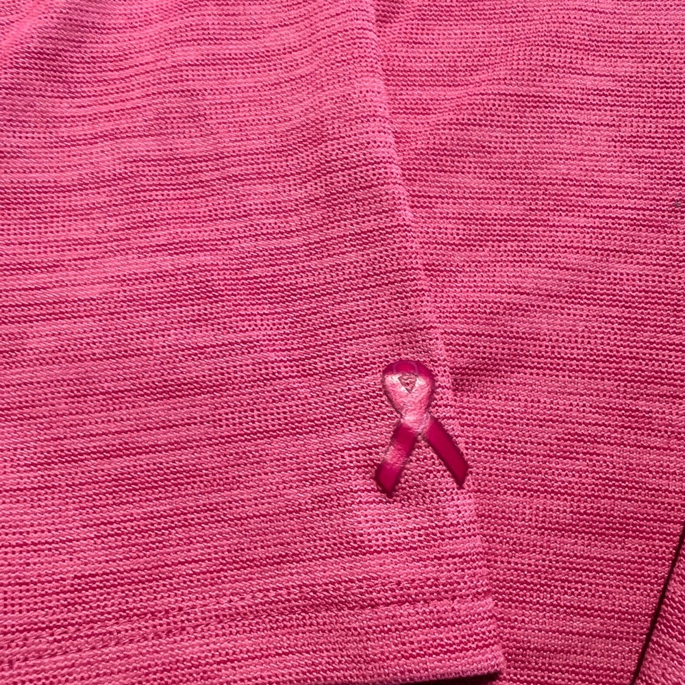 Under Armour Pink Breast Cancer Awareness Quarter-Zip Pullover - Picture 2 of 4